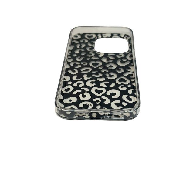 KATE SPADE iPhone 15 Pro Max Clear phone case w Graphic Leopard NEW - Picture 8 of 8